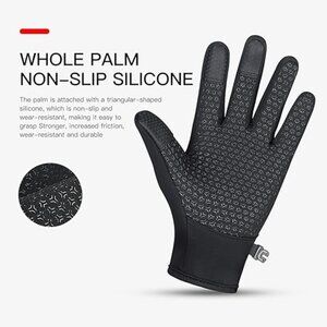 Winter Thermal Gloves for Men and Women, Waterproof Windproof and Non-Slip Glove